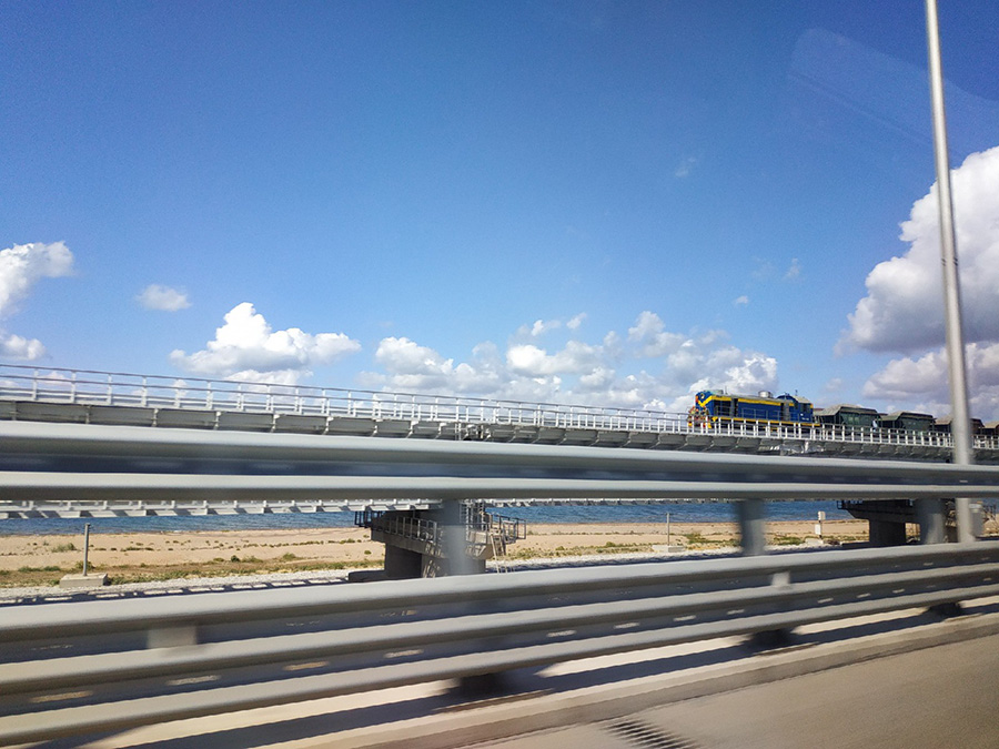 Строительство железнодорожного сообщения с Крымом