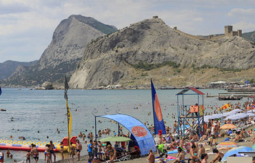 Какие пляжи в городе Судак в Крыму фото